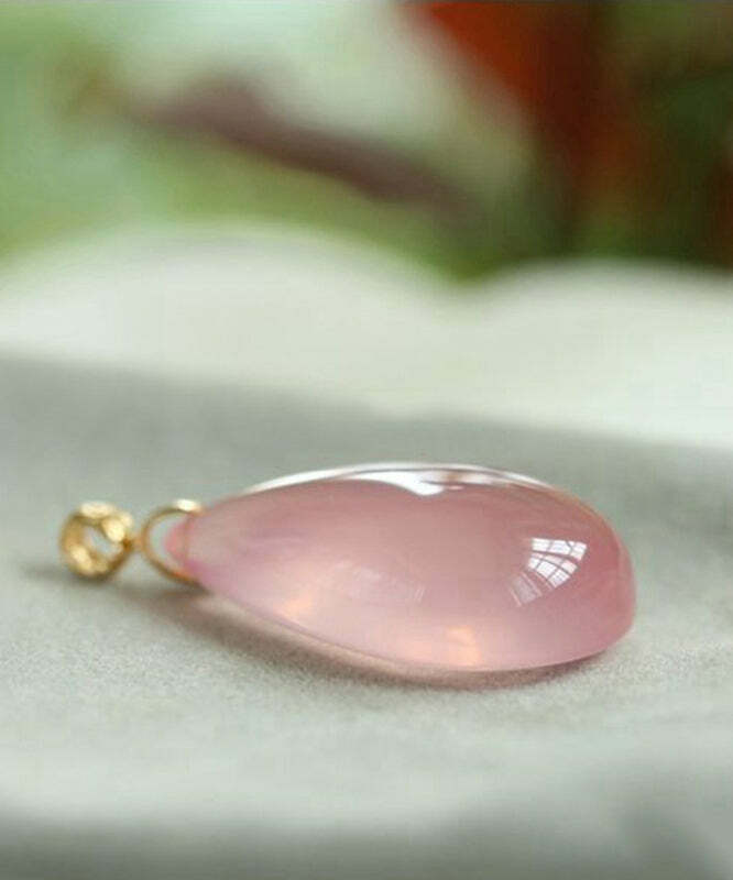 Y2K Grunge Pink & Gold Crystal Love Pendant Necklace - Retro 90s Fashion, Y2K Summer Outfit