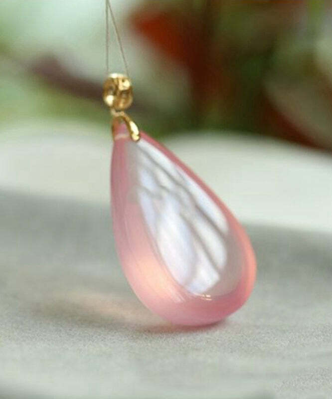Y2K Grunge Pink & Gold Crystal Love Pendant Necklace - Retro 90s Fashion, Y2K Summer Outfit