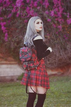 Y2K Grunge Plaid Skirt - Retro 90s Summer Outfit, Egirl Punk Rock, Pastel Goth Fashion