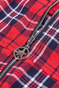 Y2K Grunge Plaid Skirt - Retro 90s Summer Outfit, Egirl Punk Rock, Pastel Goth Fashion