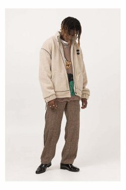 Y2K Grunge Plaid Trousers - Retro 90s Summer Outfit, Gothic Y2K Fashion, Pastel Goth Style