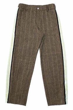 Y2K Grunge Plaid Trousers - Retro 90s Summer Outfit, Gothic Y2K Fashion, Pastel Goth Style