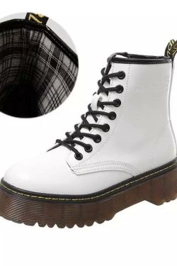 Y2K Grunge Platform Boots - 90s Fashion, Retro Style, Gothic Y2K, Y2K Party Outfits