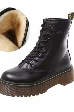 Y2K Grunge Platform Boots - 90s Fashion, Retro Style, Gothic Y2K, Y2K Party Outfits
