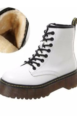 Y2K Grunge Platform Boots - 90s Fashion, Retro Style, Gothic Y2K, Y2K Party Outfits