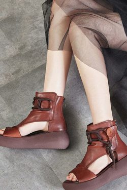 Y2K Grunge Platform High Heels - Retro 90s Fashion, Summer Y2K Outfits, Gothic Y2K Shoes