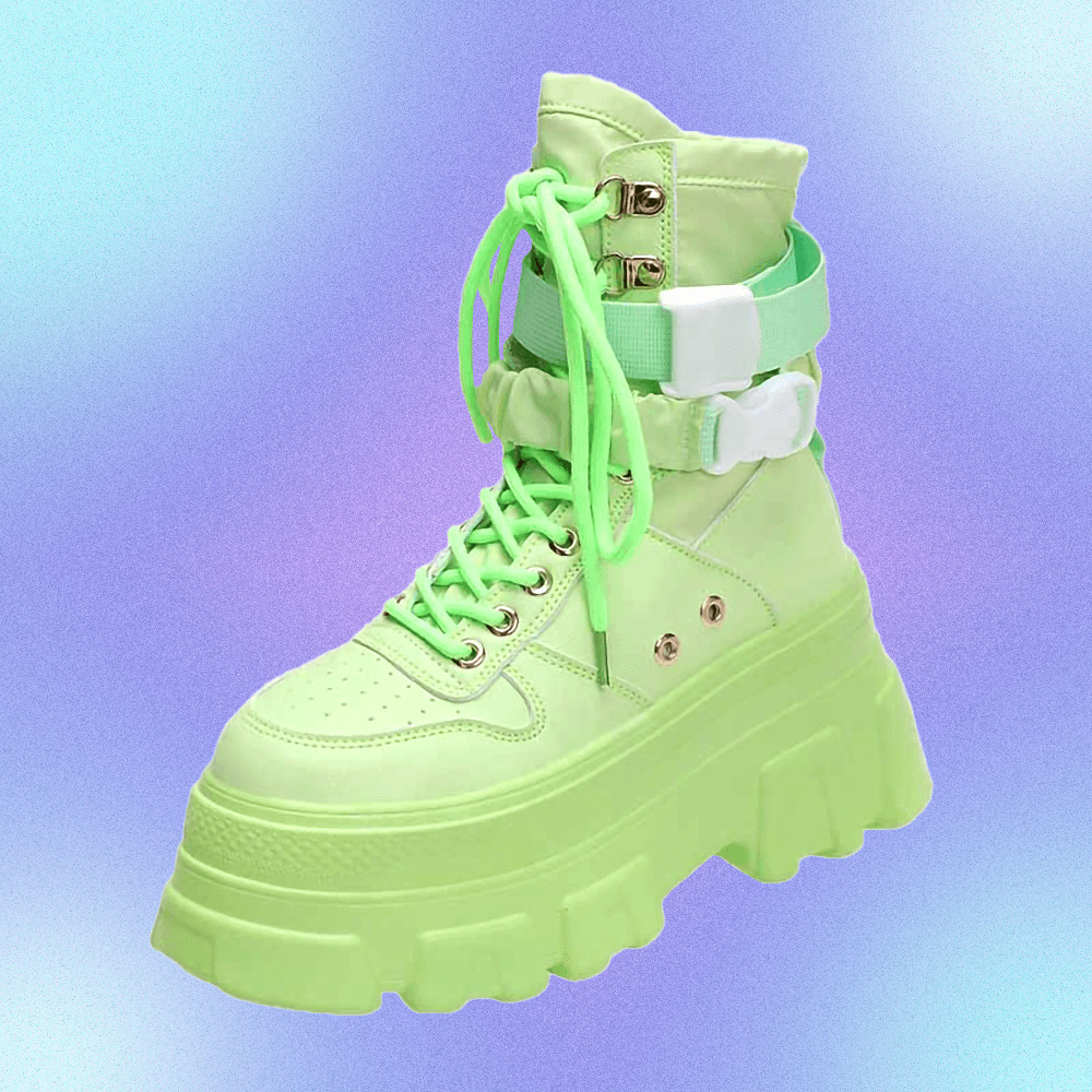 Y2K Grunge Platform Shoes - Retro 90s Fashion, Egirl Style, Summer Y2K Outfits