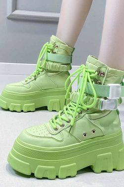 Y2K Grunge Platform Shoes - Retro 90s Fashion, Egirl Style, Summer Y2K Outfits