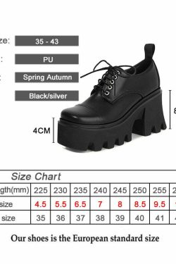 Y2K Grunge Platform Shoes Silver - Retro 90s Aesthetic, Summer Party, Hip Hop Fashion