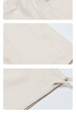 Y2K Grunge Pleated Baggy Cargo Pants - Retro 90s Summer Outfit, Y2K Fashion Essentials