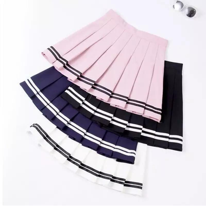 Y2K Grunge Pleated Skirt - Retro 90s Summer Outfit, Pastel Goth, Y2K Club & Party Fashion