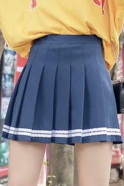 Y2K Grunge Pleated Skirt - Retro 90s Summer Outfit, Pastel Goth, Y2K Club & Party Fashion