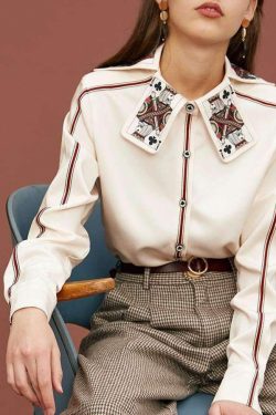 Y2K Grunge Printed Shirt - Retro 90s Fashion, Summer Y2K Outfits, Gothic Y2K Style