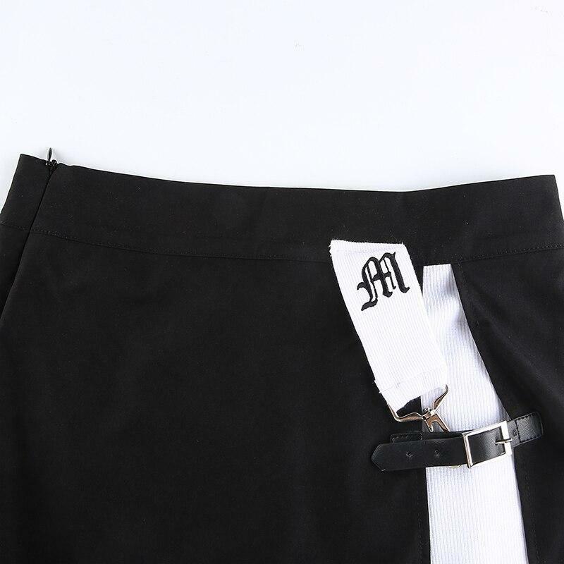 Y2K Grunge Punk Rock Mini Skirt - 90s Fashion, Retro Style, Summer Y2K Outfits
