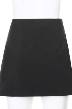 Y2K Grunge Punk Rock Mini Skirt - 90s Fashion, Retro Style, Summer Y2K Outfits