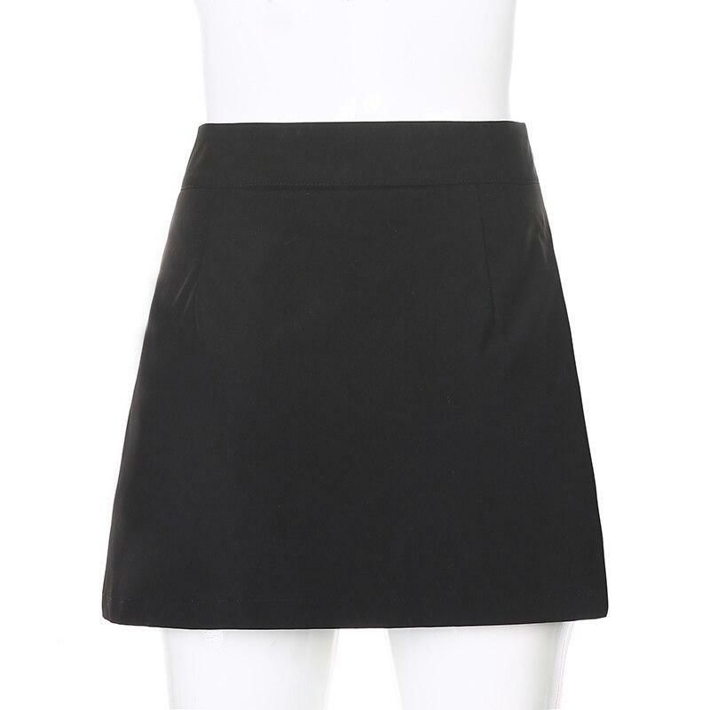 Y2K Grunge Punk Rock Mini Skirt - 90s Fashion, Retro Style, Summer Y2K Outfits