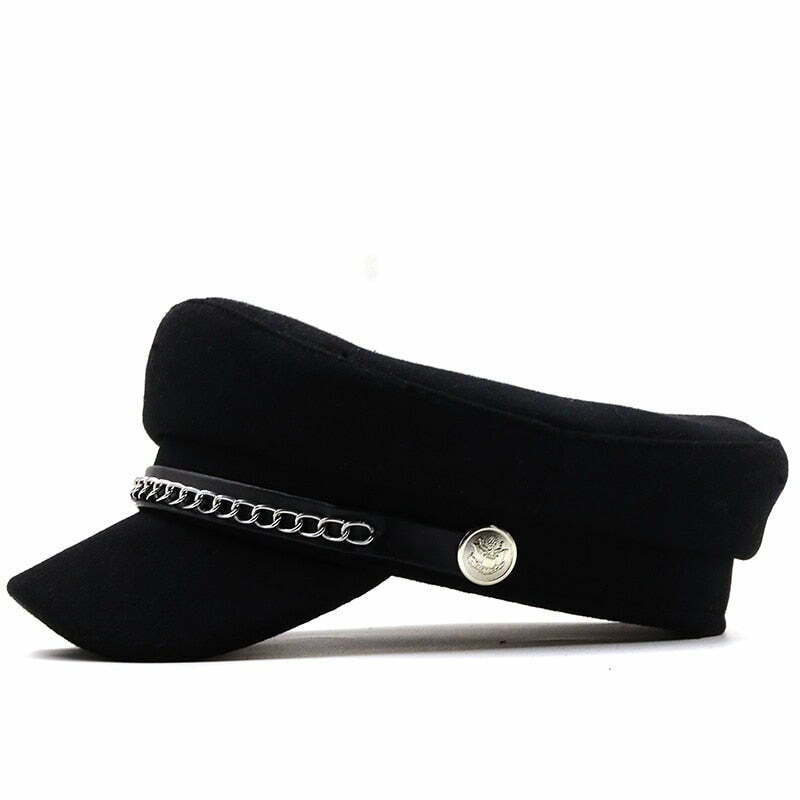 Y2K Grunge Punk Rock Nana Cosplay Hat - 90s Retro Style, Gothic Y2K, Pastel Goth Fashion