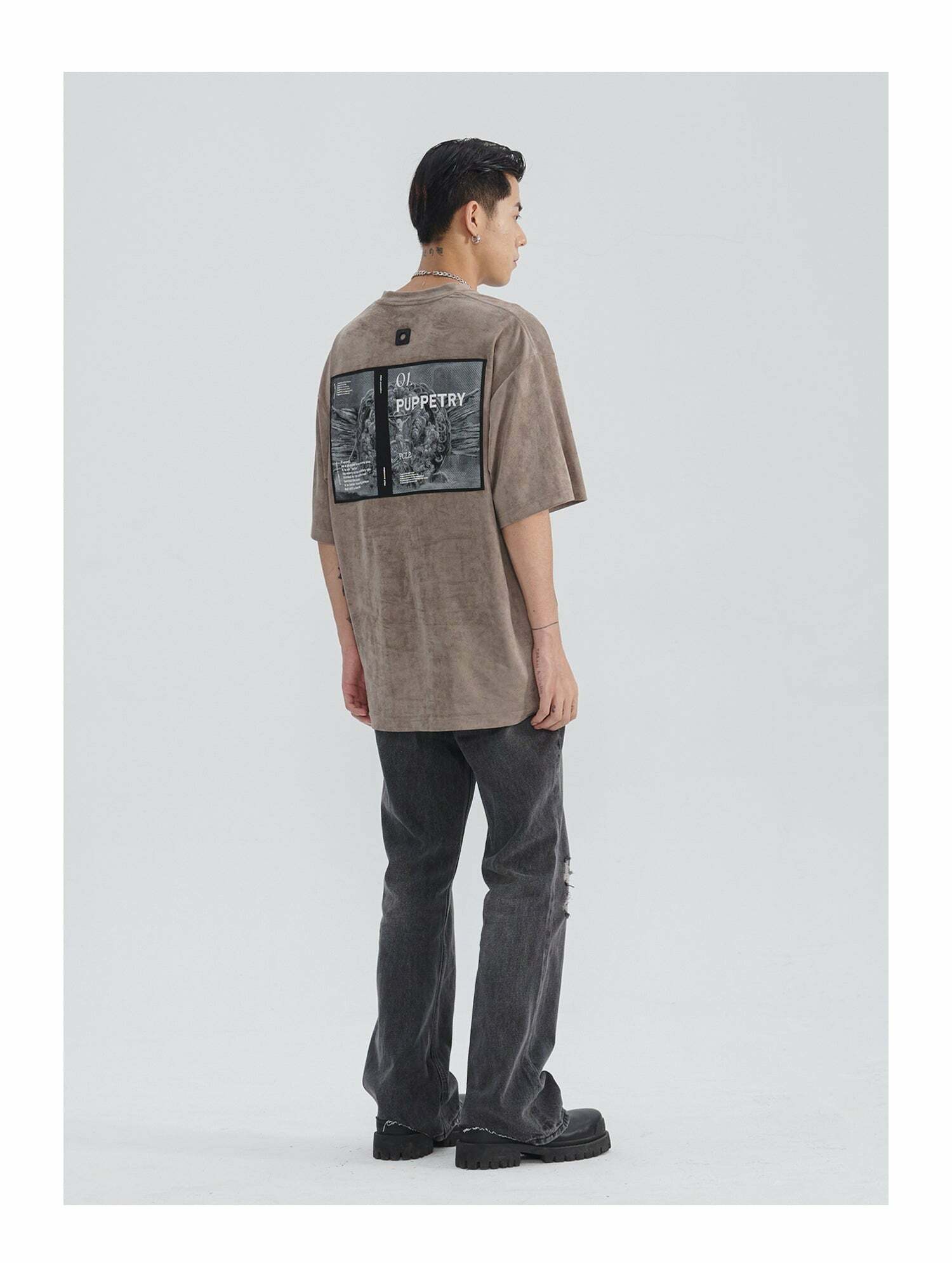 Y2K Grunge Puppetry Tee - Retro 90s Fashion, Summer Y2K Outfits, Baby Tees, and Pastel Goth