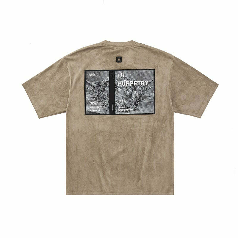 Y2K Grunge Puppetry Tee - Retro 90s Fashion, Summer Y2K Outfits, Baby Tees, and Pastel Goth