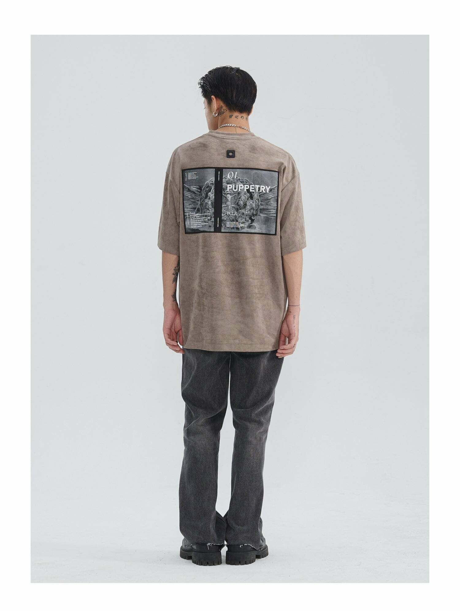 Y2K Grunge Puppetry Tee - Retro 90s Fashion, Summer Y2K Outfits, Baby Tees, and Pastel Goth