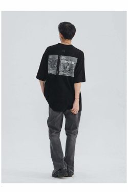 Y2K Grunge Puppetry Tee - Retro 90s Fashion, Summer Y2K Outfits, Baby Tees, and Pastel Goth
