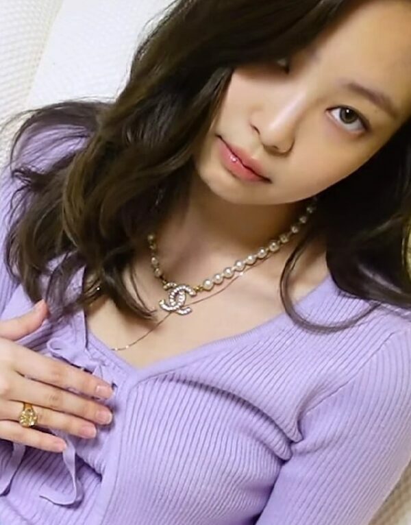 Y2K Grunge Purple Ribbon Cardigan Set - Blackpink Jennie-Inspired 90s Summer Outfit