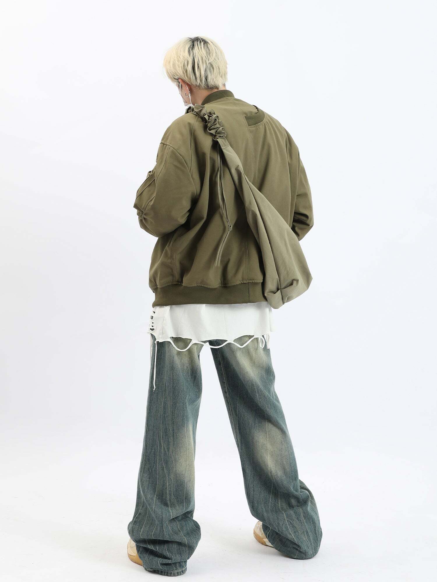 Y2K Grunge Quilted Utility Jacket - Retro 90s Fashion, Summer Y2K Outfits, Pastel Goth Style