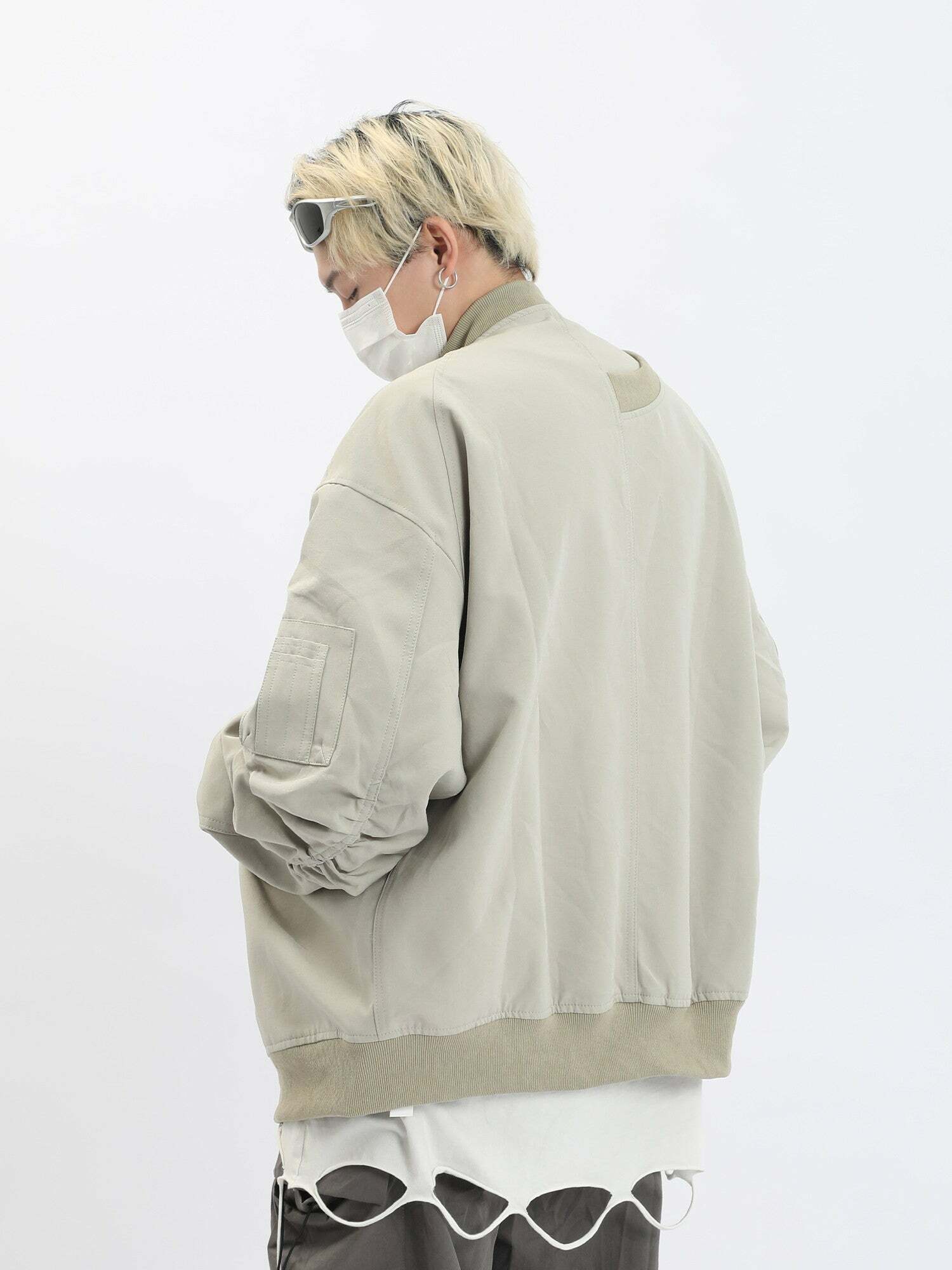 Y2K Grunge Quilted Utility Jacket - Retro 90s Fashion, Summer Y2K Outfits, Pastel Goth Style
