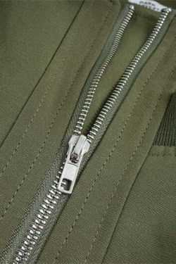 Y2K Grunge Quilted Utility Jacket - Retro 90s Fashion, Summer Y2K Outfits, Pastel Goth Style