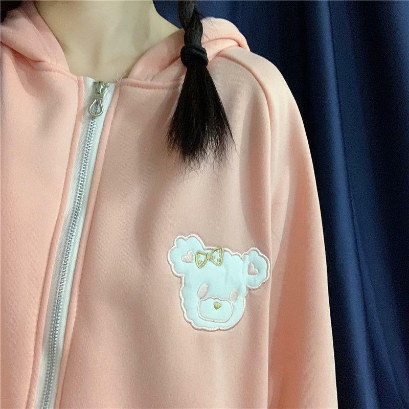 Y2K Grunge Rabbit Hoodie - 90s Fashion, Retro Style, Pastel Goth, Y2K Summer Outfits