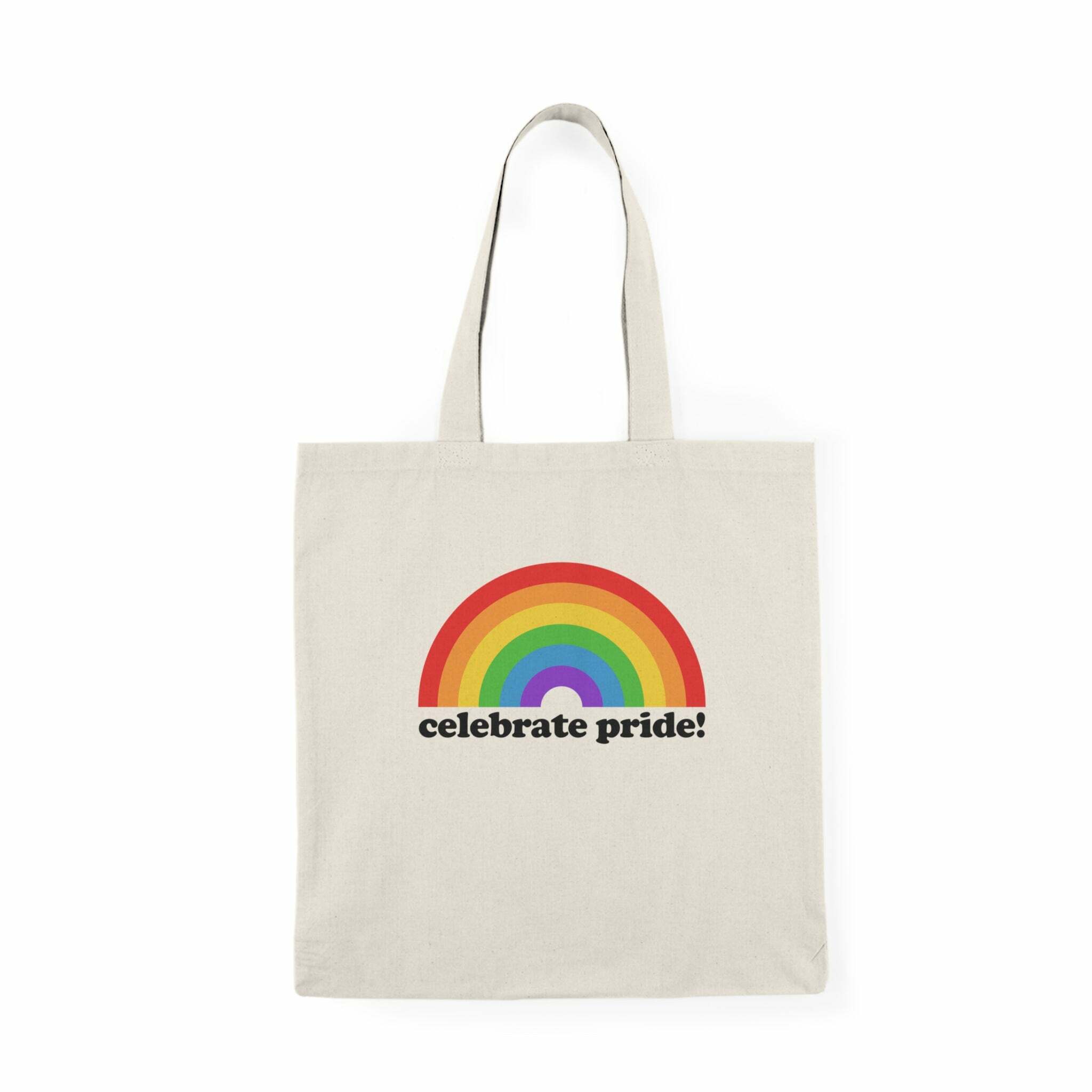 Y2K Grunge Rainbow Tote Bag - Retro 90s Summer Fashion, Pastel Goth, Y2K Club & Party Outfits