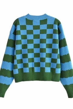 Y2K Grunge Red Mushroom Sweater - Retro 90s Fashion, Y2K Summer Outfits, Pastel Goth Style