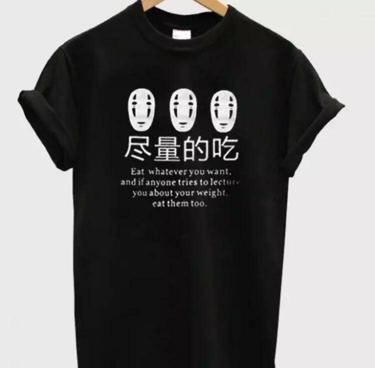 Y2K Grunge Retro 90s Fashion 'Eat Whatever You Want' T-Shirt - Perfect for Y2K Summer Outfits