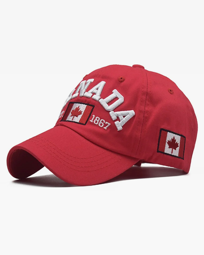 Y2K Grunge Retro 90s Fashion Canada Baseball Cap - Perfect for Y2K Summer and Party Outfits