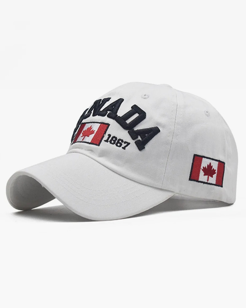 Y2K Grunge Retro 90s Fashion Canada Baseball Cap - Perfect for Y2K Summer and Party Outfits