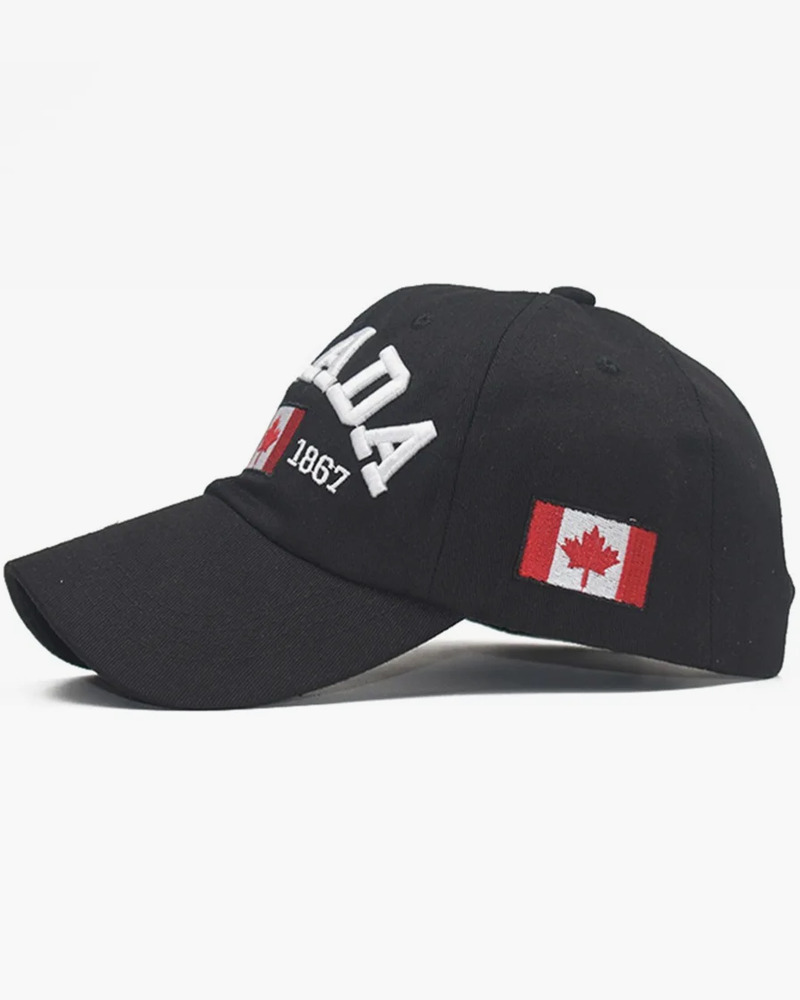 Y2K Grunge Retro 90s Fashion Canada Baseball Cap - Perfect for Y2K Summer and Party Outfits