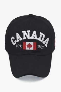 Y2K Grunge Retro 90s Fashion Canada Baseball Cap - Perfect for Y2K Summer and Party Outfits