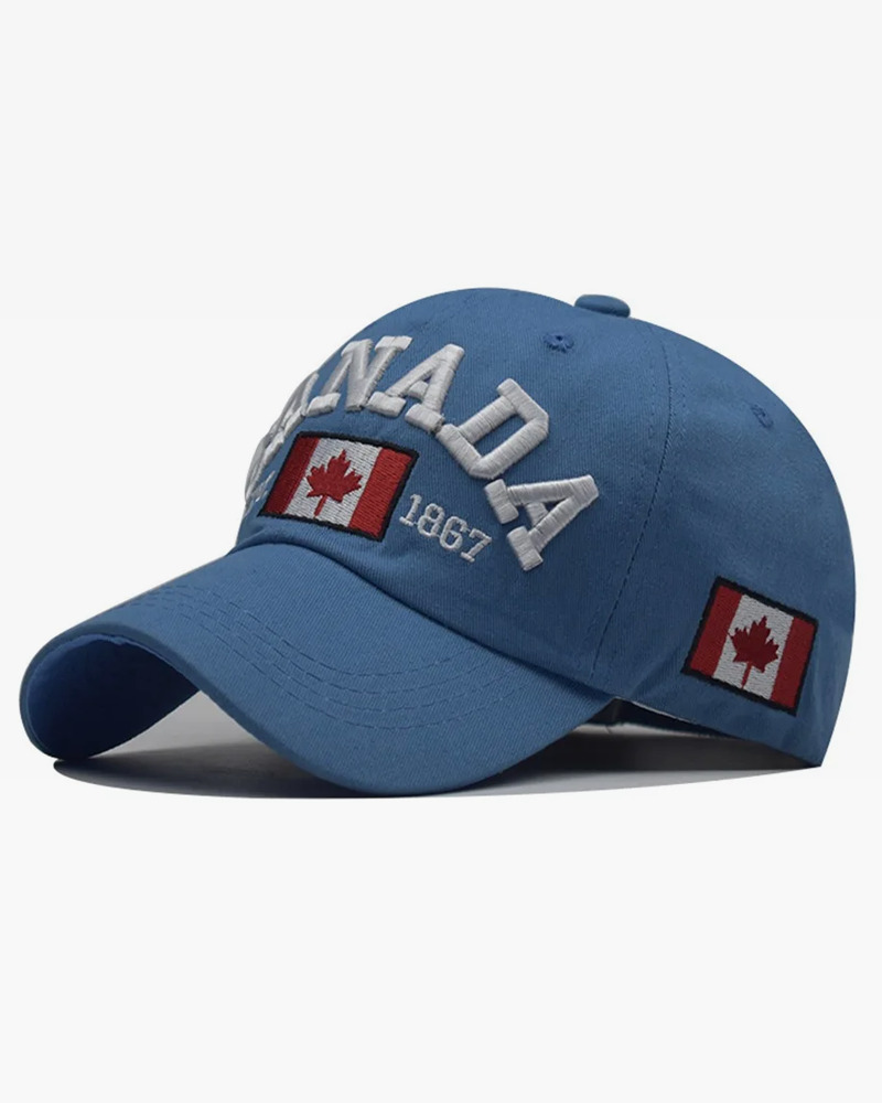 Y2K Grunge Retro 90s Fashion Canada Baseball Cap - Perfect for Y2K Summer and Party Outfits