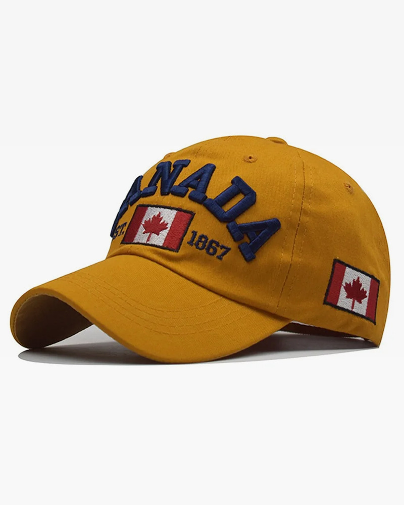Y2K Grunge Retro 90s Fashion Canada Baseball Cap - Perfect for Y2K Summer and Party Outfits