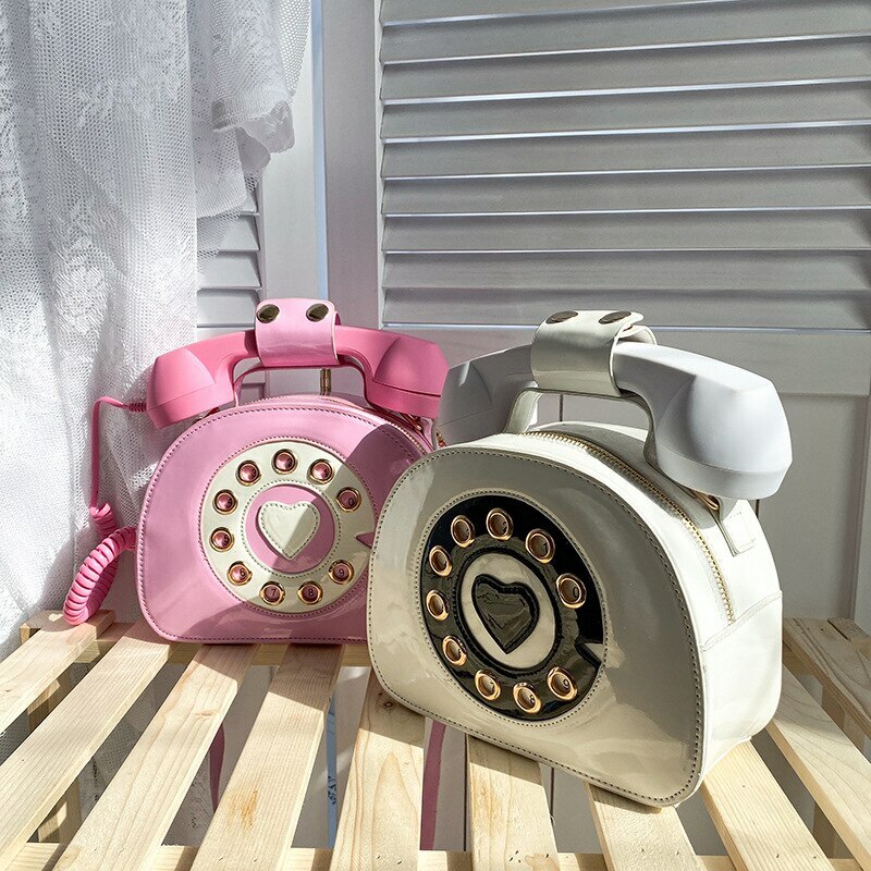 Y2K Grunge Retro 90s Old School Phone Shoulder Bag - Perfect for Y2K Summer and Party Outfits