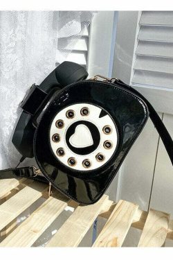 Y2K Grunge Retro 90s Old School Phone Shoulder Bag - Perfect for Y2K Summer and Party Outfits