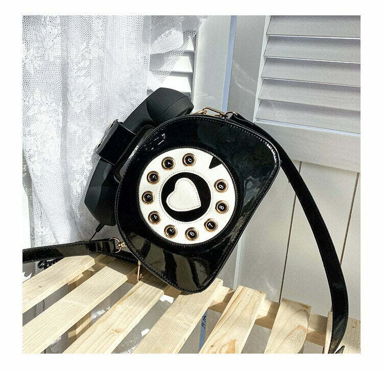 Y2K Grunge Retro 90s Old School Phone Shoulder Bag - Perfect for Y2K Summer and Party Outfits