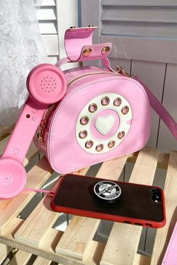 Y2K Grunge Retro 90s Old School Phone Shoulder Bag - Perfect for Y2K Summer and Party Outfits
