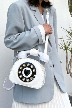 Y2K Grunge Retro 90s Old School Phone Shoulder Bag - Perfect for Y2K Summer and Party Outfits