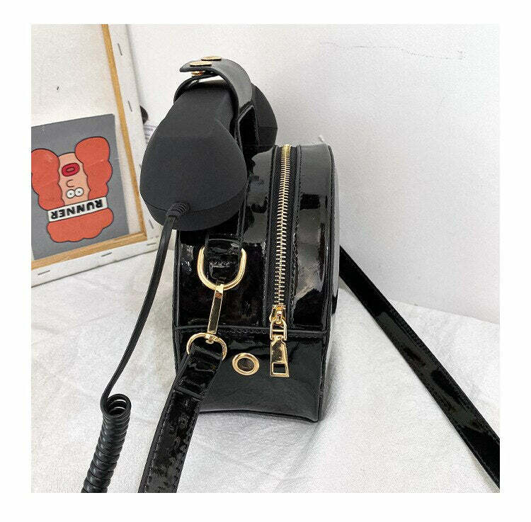 Y2K Grunge Retro 90s Old School Phone Shoulder Bag - Perfect for Y2K Summer and Party Outfits