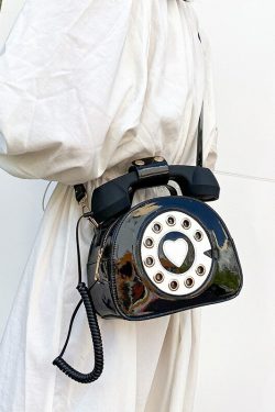 Y2K Grunge Retro 90s Old School Phone Shoulder Bag - Perfect for Y2K Summer and Party Outfits