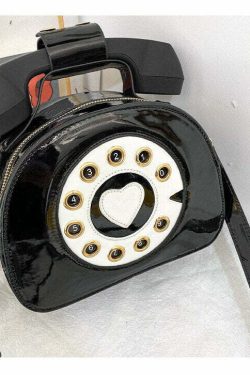 Y2K Grunge Retro 90s Old School Phone Shoulder Bag - Perfect for Y2K Summer and Party Outfits