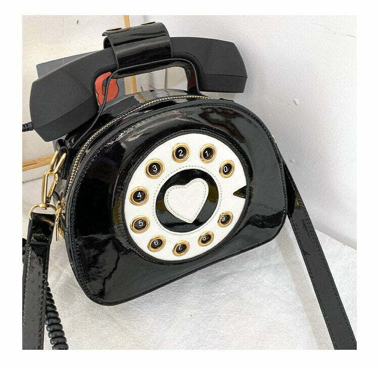 Y2K Grunge Retro 90s Old School Phone Shoulder Bag - Perfect for Y2K Summer and Party Outfits