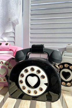 Y2K Grunge Retro 90s Old School Phone Shoulder Bag - Perfect for Y2K Summer and Party Outfits