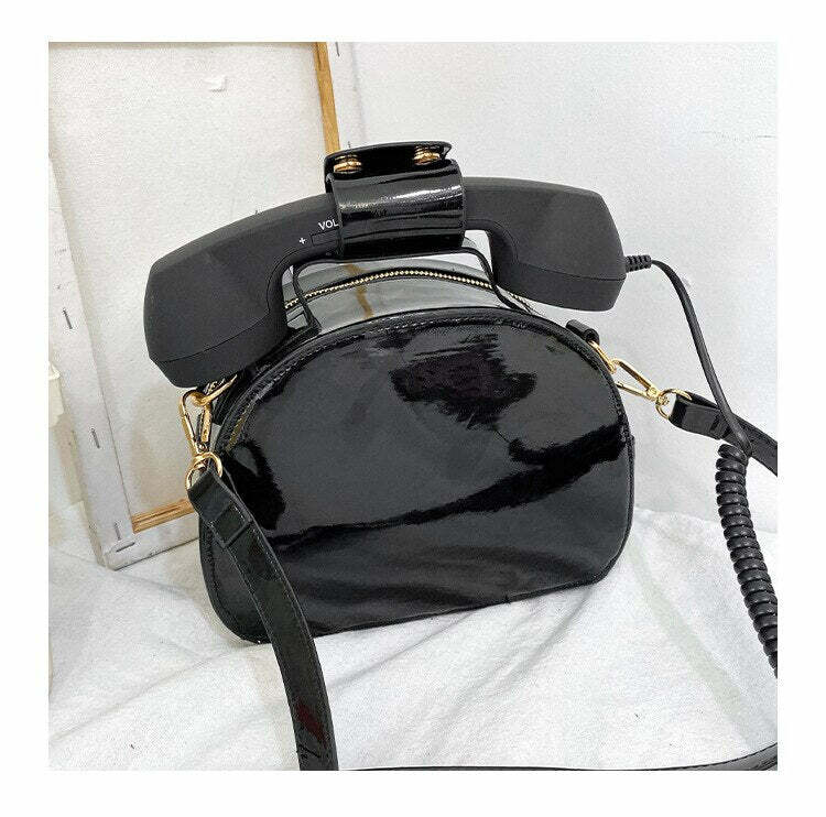 Y2K Grunge Retro 90s Old School Phone Shoulder Bag - Perfect for Y2K Summer and Party Outfits